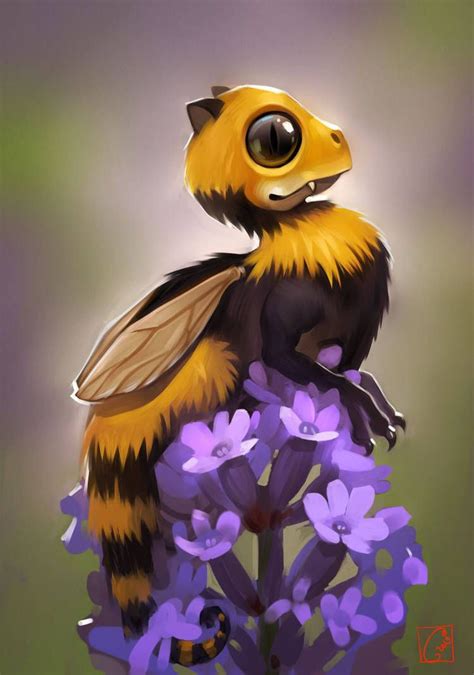 The Enchanted Collaboration: The Feathered Creature and the Magical Bee Conjurer